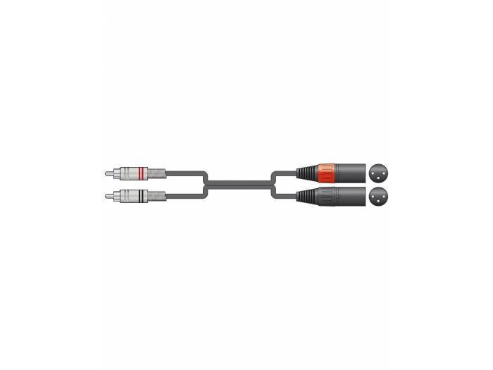 CHORD CABLE RCA-XLR MACHO de 3 metros - 2