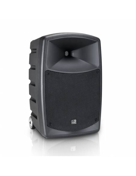 LD Systems ROADBUDDY 10 HS B6 - Altavoz Bluetooth alimentado por batería, con mezclador y micro de diadema - 3
