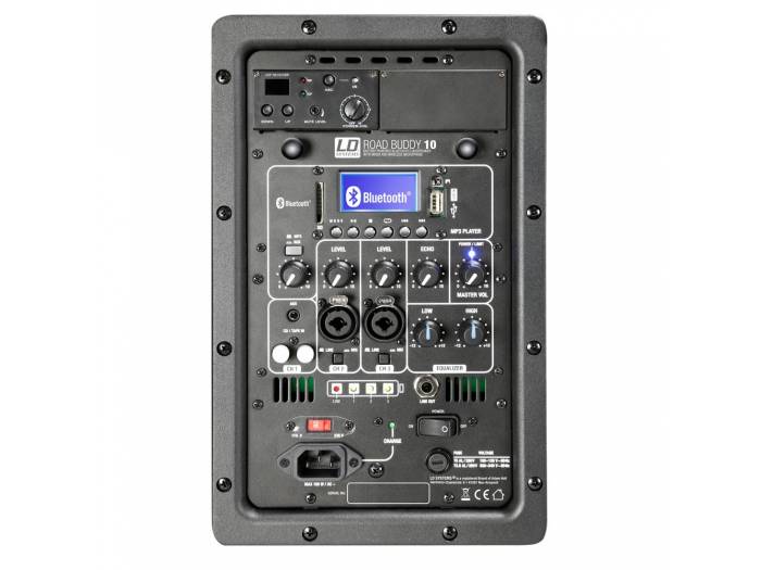 LD Systems ROADBUDDY 10 HS B6 - Altavoz Bluetooth alimentado por batería, con mezclador y micro de diadema - 5
