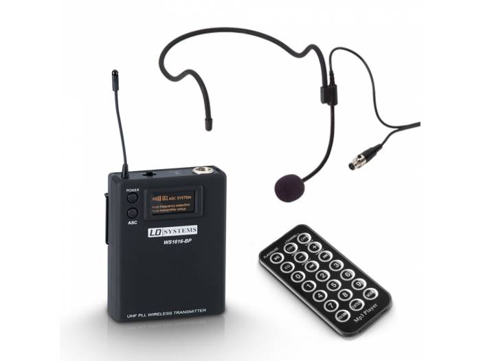 LD Systems ROADBUDDY 10 HS B6 - Altavoz Bluetooth alimentado por batería, con mezclador y micro de diadema - 7