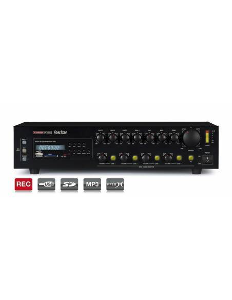 Fonestar MA-125GU - Amplificador de linea de 100v Con Radio/USB/SD - 1