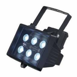 Dune DUN-7040 - Proyector de Led Exterior IP44 6x1W Blanco