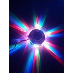 Ibiza Light LED UFO BL Blanco 48 LEDs RGB 10mm - 1 2