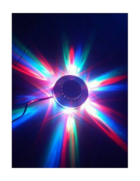 Ibiza Light LED UFO BL Blanco 48 LEDs RGB 10mm - 2