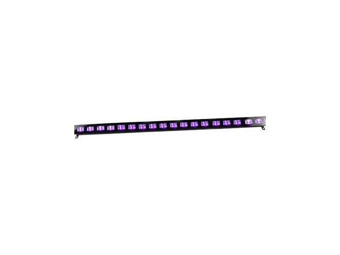 Ibiza Light  LED-UVBAR18  BARRA DE LUZ NEGRA DE LED UV 18 x 3W - 1