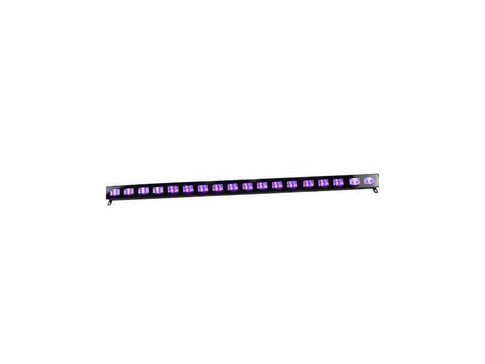 Ibiza Light  LED-UVBAR18  BARRA DE LUZ NEGRA DE LED UV 18 x 3W - 2