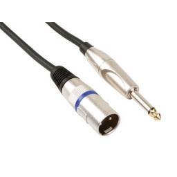 HQ Power Cable XLR macho a Jack mono macho - 3 metros - 1