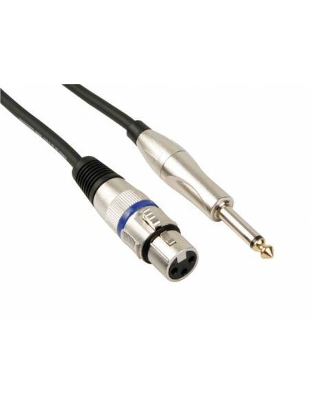 HQ Power Cable XLR hembra a Jack mono macho - 6 metros - 2
