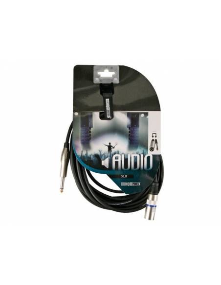Cable XLR Macho a Jack mono Macho 6.35mm - 6 METROS HQ POWER - 2