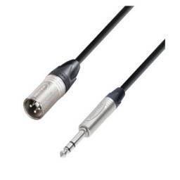 Cable XLR Macho a JACK ¼ (6,35mm) TRS x 6  metros  - 1