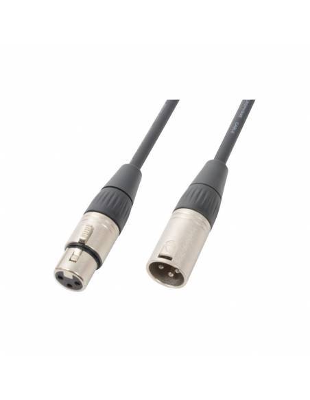 Cable XLR Macho a XLR Hembra  3 metros 