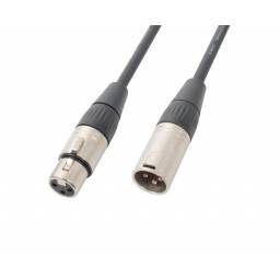 Cable XLR Macho a XLR Hembra  3 metros 