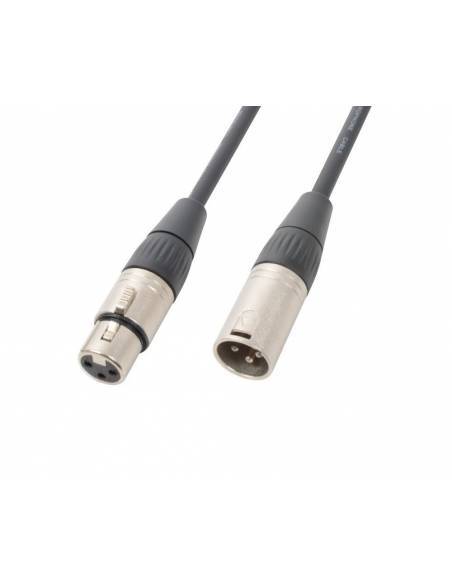Cable XLR Macho a XLR Hembra  3 metros 