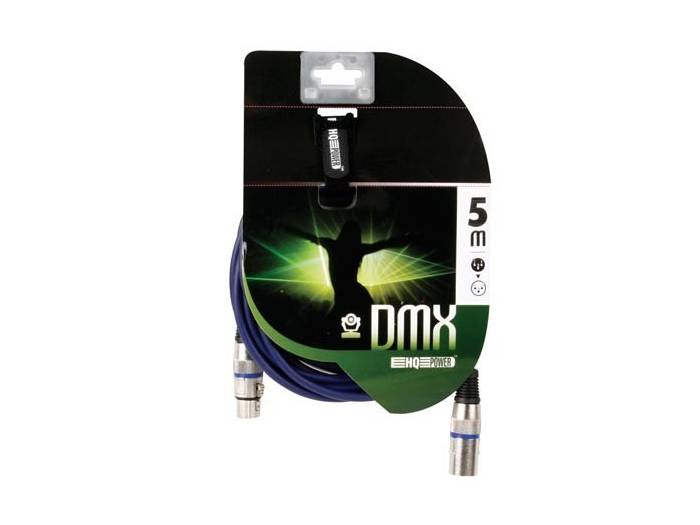 Cable Iluminación  5 Metros DMX  HQ POWER