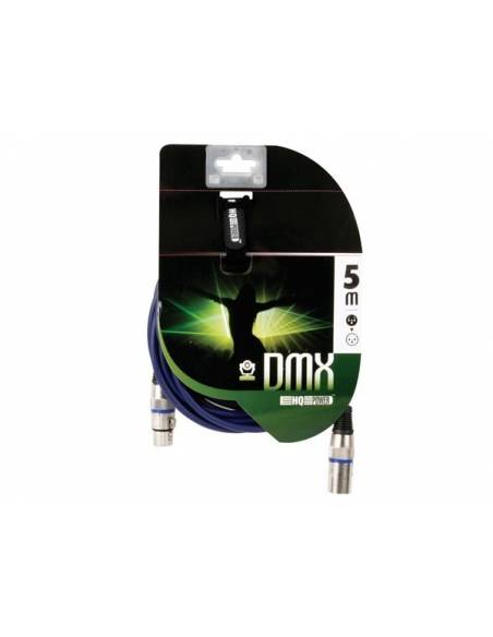 Cable Iluminación  5 Metros DMX  HQ POWER