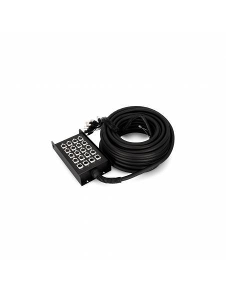 Adam Hall Cables K 20 C 50 - Manguera de Cable con Cajetín de Escenario 16/4 50 m