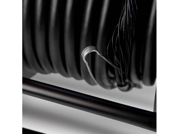 Adam Hall Cables K 20 C 50 D - Manguera de Cable en Enrollador con Cajetín de Escenario 16/4 50 m