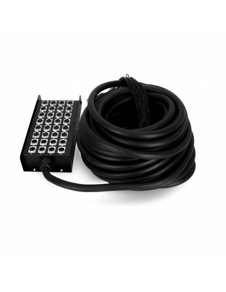 Adam Hall Cables K 32 C 30 - Manguera de Cable con Cajetín de Escenario 24/8 30 m