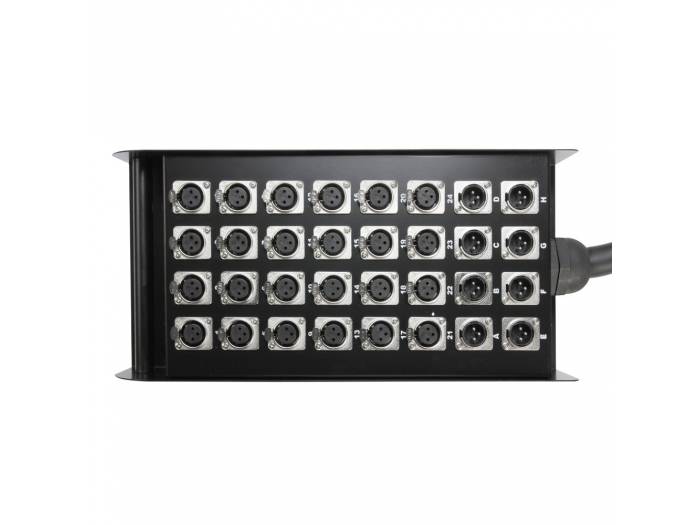 Adam Hall Cables K 32 C 50 - Manguera de Cable con Cajetín de Escenario 24/8 50 m