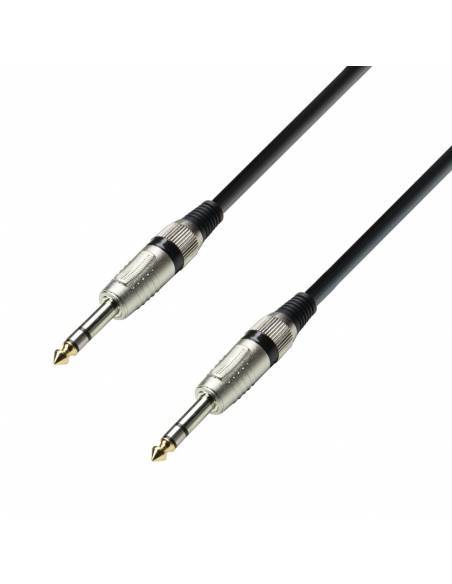 Adam Hall Cables 3 STAR BVV 0900 - Cable de Audio de Jack 6,3 mm estéreo a Jack 6,3 mm estéreo 9 m - 1