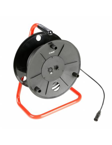 Adam Hall Cables 3 STAR CDDMX 5030 - Enrollador de cable DMX/AES de 5 pines, 30 metros - 1