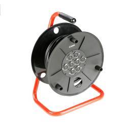 Adam Hall Cables 3 STAR CDMC 8015 - Manguera multipar 8/0 en enrollador con cajetín de escenario integrado, 15 metros - 1 2