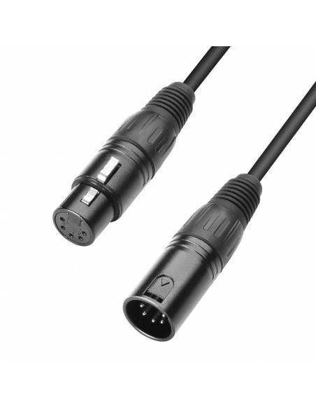 Adam Hall Cables 3 STAR DGH 3000 - Cable DMX de XLR 5 Pines macho a XLR 5 Pines hembra 30 m
