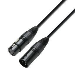 Adam Hall Cables 3 STAR DMF 1000 - Cable DMX de XLR macho a XLR hembra 10 m