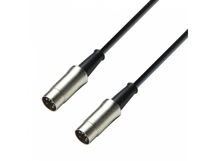 Adam Hall Cables 3 STAR MIDI 0600 BLK-5 - Cable MIDI 6 m negro 5 Pines - 1