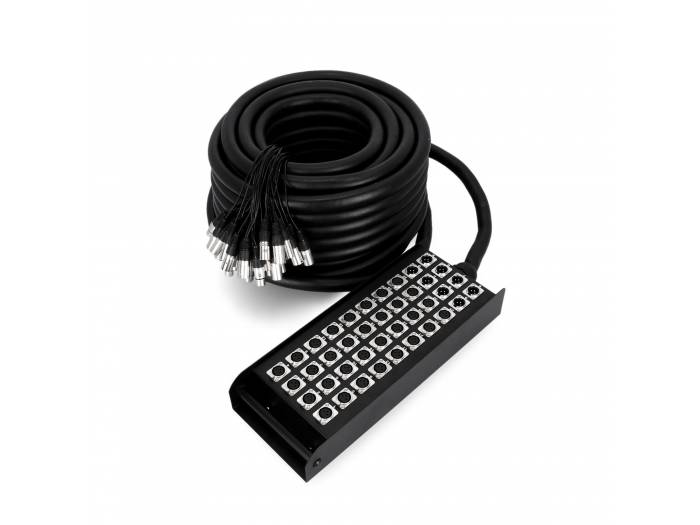 Adam Hall Cables K 40 C 30 - Manguera de Cable con Cajetín de Escenario 32/8 30 m