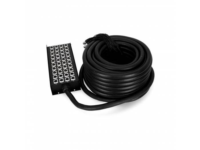 Adam Hall Cables K 40 C 30 - Manguera de Cable con Cajetín de Escenario 32/8 30 m