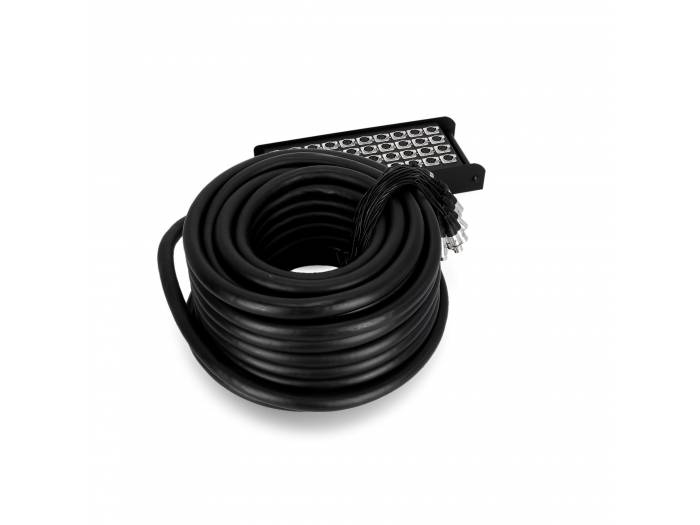 Adam Hall Cables K 40 C 30 - Manguera de Cable con Cajetín de Escenario 32/8 30 m