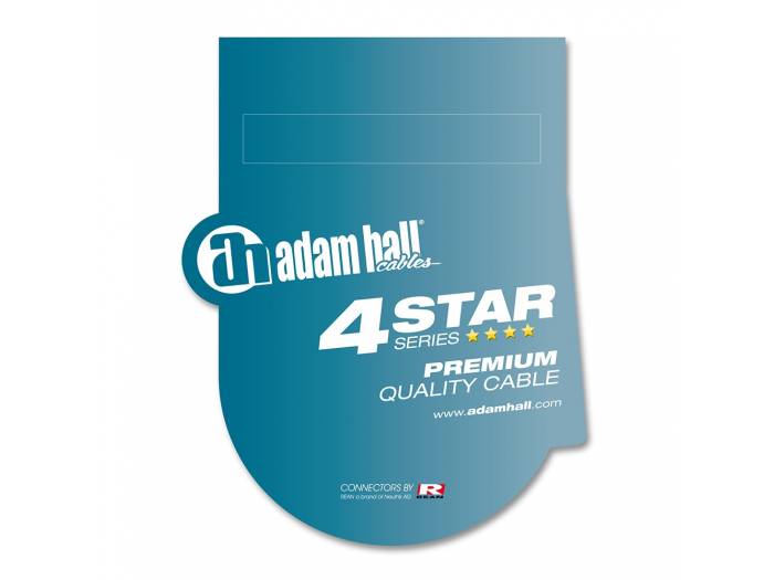 Adam Hall Cables 4 STAR BFV 0300 - Cable de Micro REAN de XLR hembra a Jack 6,3 mm estéreo 3 m