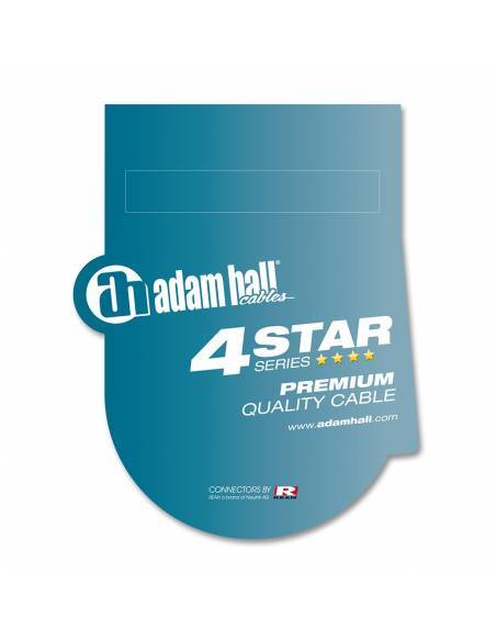 Adam Hall Cables 4 STAR BFV 0300 - Cable de Micro REAN de XLR hembra a Jack 6,3 mm estéreo 3 m