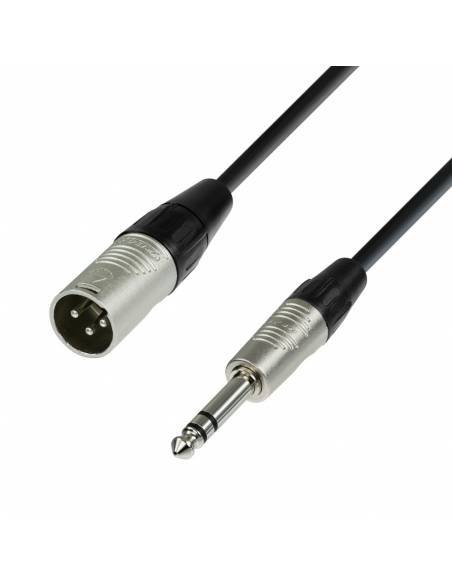 Adam Hall Cables 4 STAR BMV 0600 - Cable de Micro REAN de XLR macho a Jack 6,3 mm estéreo 6 m