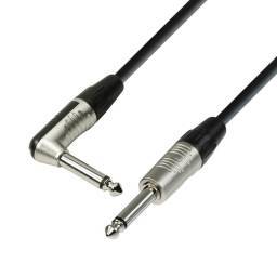 Adam Hall Cables 4 STAR IPR 0300 - Cable de Instrumento REAN de Jack 6,3 mm mono a Jack 6,3 mm mono acodado 3,0 m