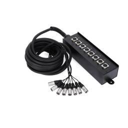 Adam Hall Cables K 8C 10 - Cajetín de Escenario 8/0 10 m