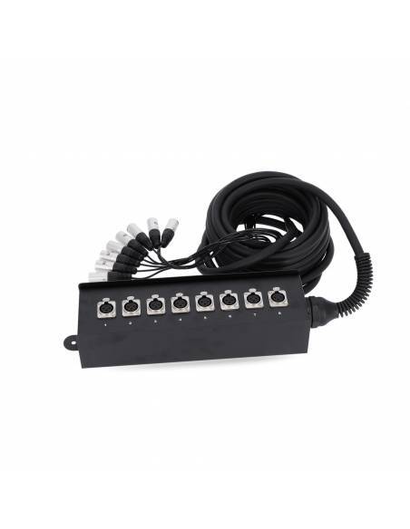 Adam Hall Cables K 8C 10 - Cajetín de Escenario 8/0 10 m