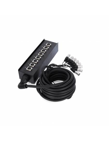 Adam Hall Cables K 8C 10 - Cajetín de Escenario 8/0 10 m