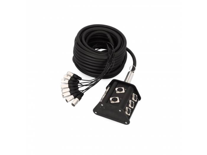 Adam Hall Cables K 8 C 15 P - Cajetín de Escenario 8/0 15 m