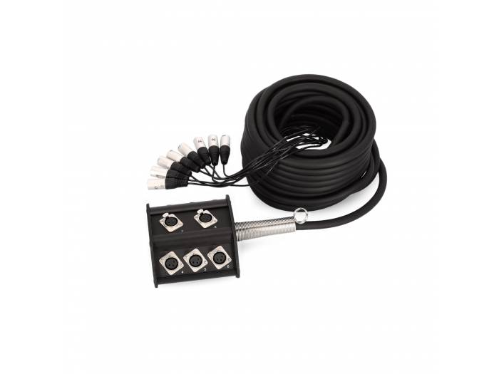 Adam Hall Cables K 8 C 15 P - Cajetín de Escenario 8/0 15 m