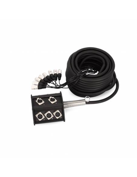 Adam Hall Cables K 8 C 15 P - Cajetín de Escenario 8/0 15 m