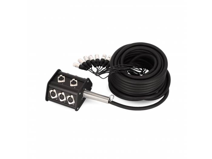 Adam Hall Cables K 8 C 15 P - Cajetín de Escenario 8/0 15 m