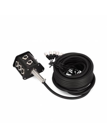 Adam Hall Cables K 8 C 15 P - Cajetín de Escenario 8/0 15 m