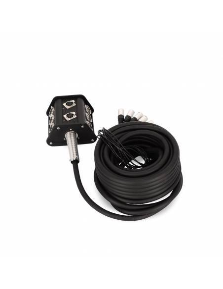 Adam Hall Cables K 8 C 15 P - Cajetín de Escenario 8/0 15 m