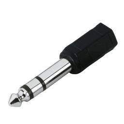 Adam Hall Connectors 7543 - Adaptador de Minijack 3,5 mm hembra estéreo a Jack 6,3 mm estéreo - 1