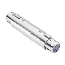 Adam Hall Connectors 7860 - Adaptador de XLR hembra a XLR hembra - 1