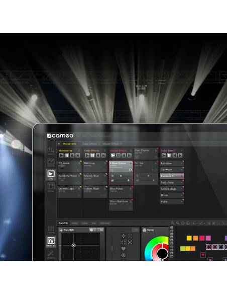 Cameo DVC PRO - Interfaz USB a DMX de 1024 canales con WiFi-Access y software de control