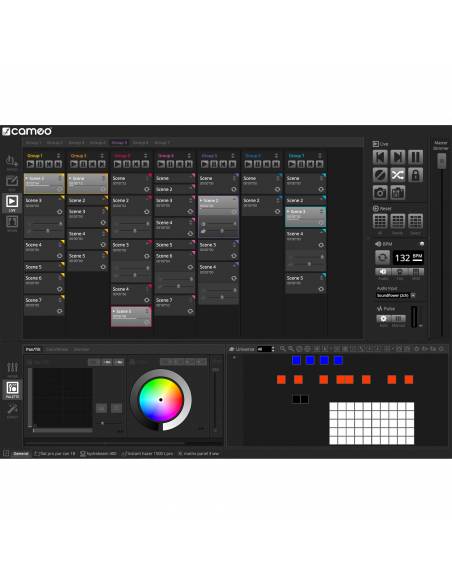 Cameo DVC PRO - Interfaz USB a DMX de 1024 canales con WiFi-Access y software de control
