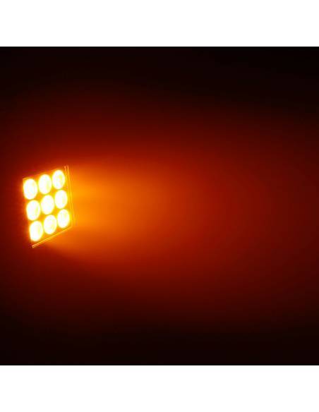 Cameo FLOOD 600 IP65 - Proyector de exterior con 9 LED RGBWA+UV 6 en 1 de 12 W